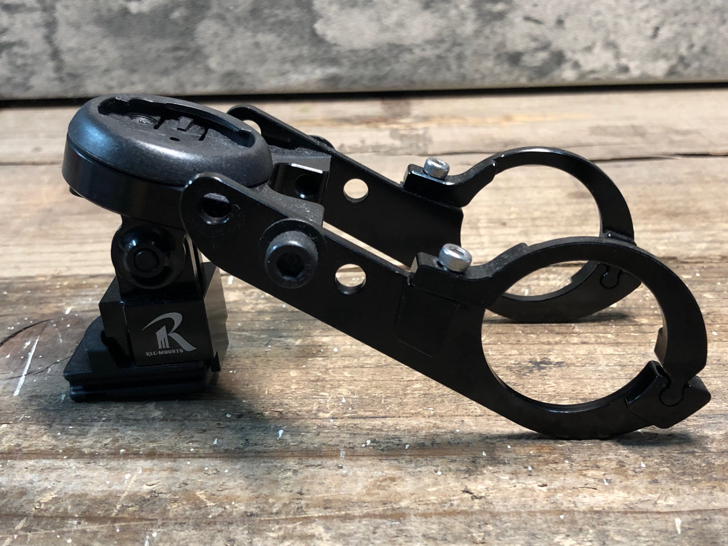 IQ411 レックマウント REC-MOUNTS サイコンマウント Φ31.8 両持ち ※ガーミン、キャットアイライト用