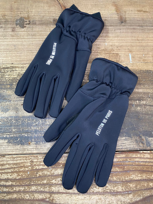 JC057 プロトンドパリ Peloton de Paris Deep Winter Gloves 長指 グローブ 黒 L 裏起毛