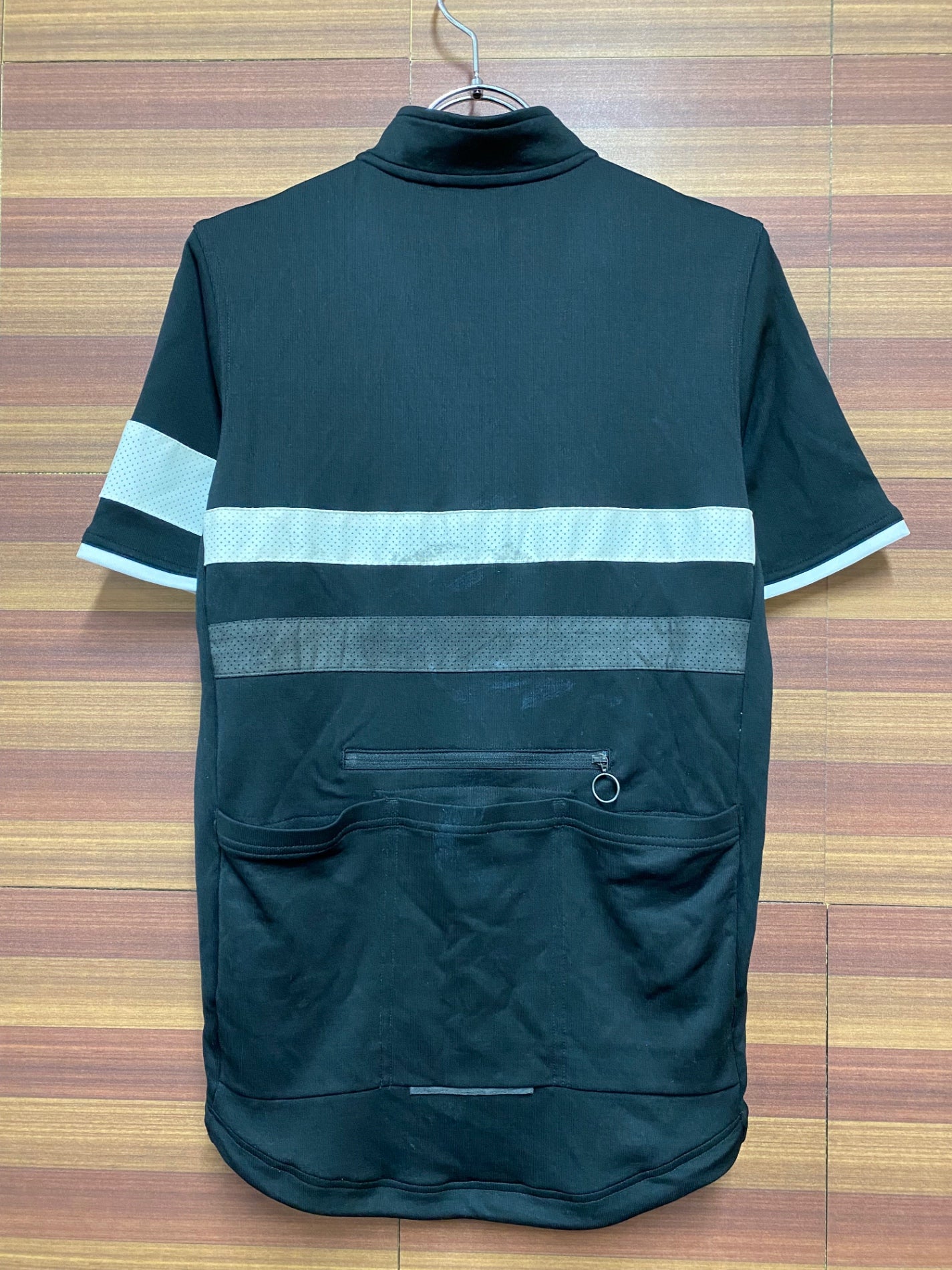 ID025 ラファ Rapha BREVET JERSEY 半袖 サイクルジャージ 黒 M