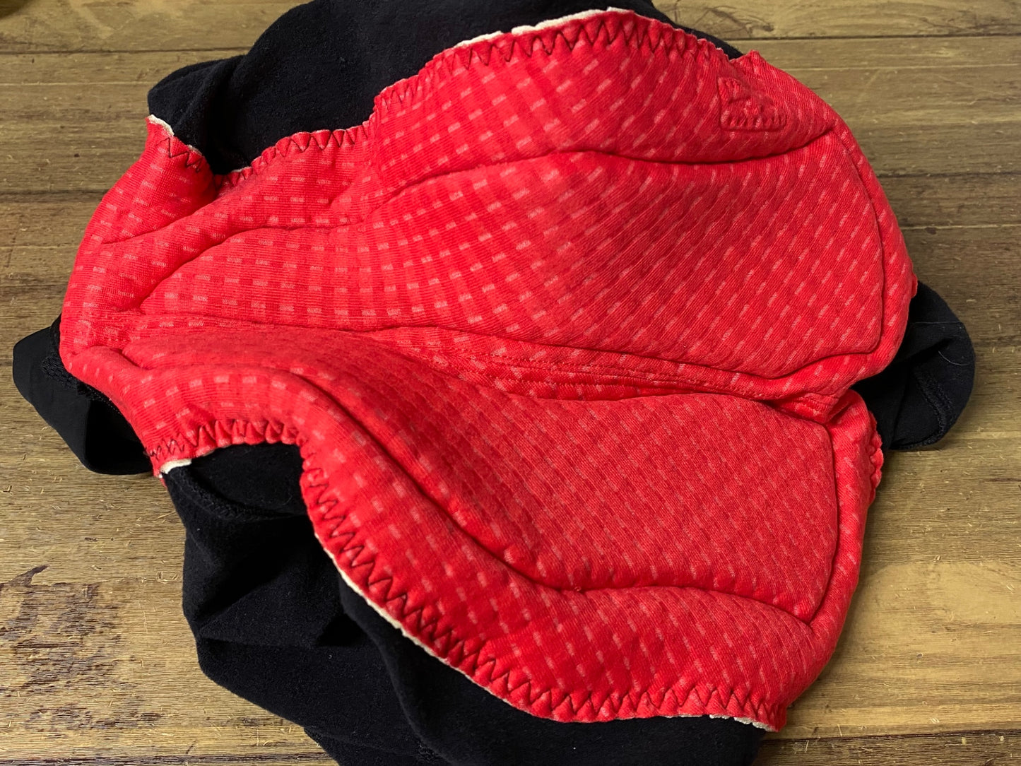 IW198 カフェドシクリステ ビブタイツ 裏起毛 黒 Lサイズ