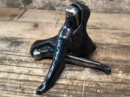 IV455 シマノ SHIMANO デュラエース DURA-ACE ST-9001 STIレバー 2×11S ※非純正フード