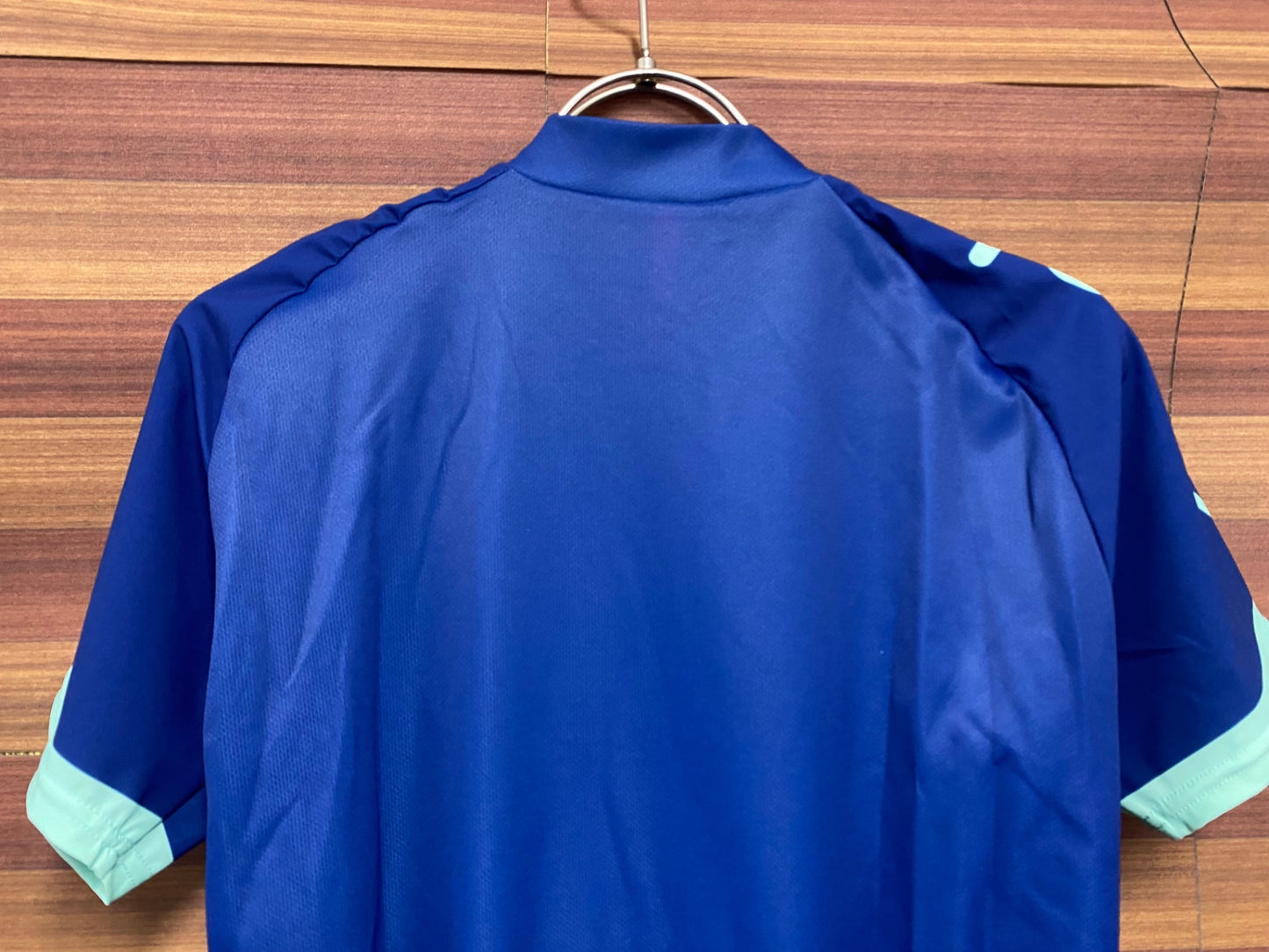 IQ240 レリック reric 半袖 サイクルジャージ 青 黄緑 水玉 レディース M