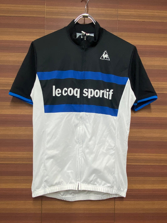 IH482 ルコックスポルティフ Le Coq Sportif 半袖 サイクルウェア M 白 黒