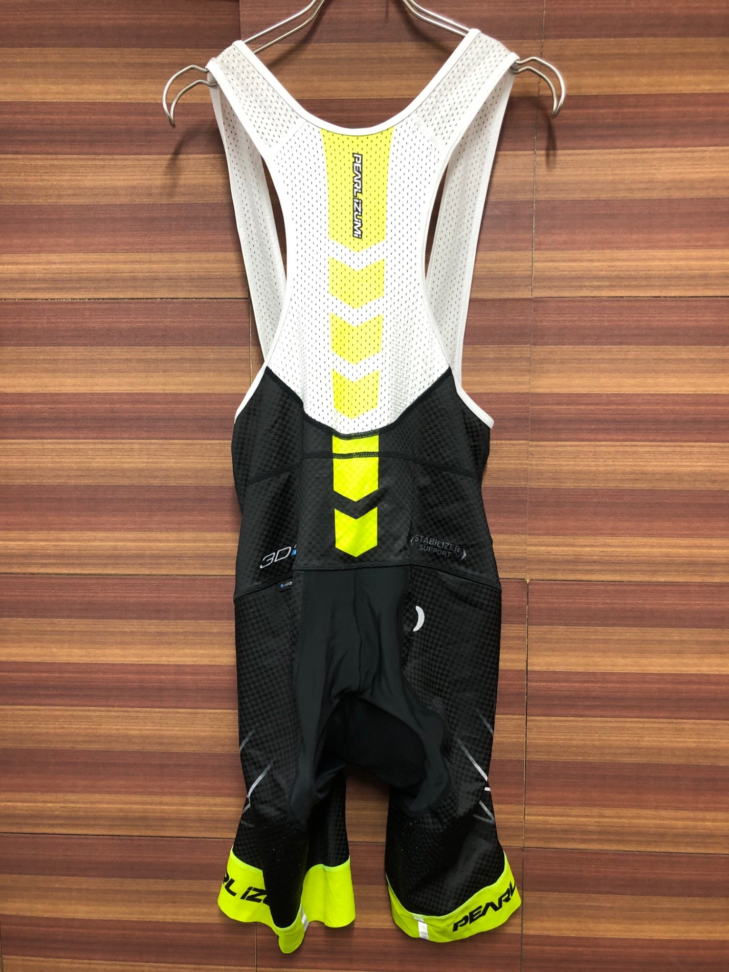 IT049 パールイズミ PEARL iZUMi ビブショーツ 黒 黄 XL