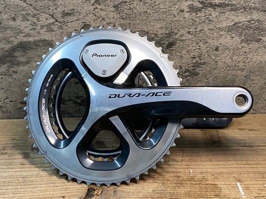 IW905 シマノ SHIMANO デュラエース DURA-ACE FC-9000 52-36T 170mm パイオニア 右側パワーメーター ※通信確認済み