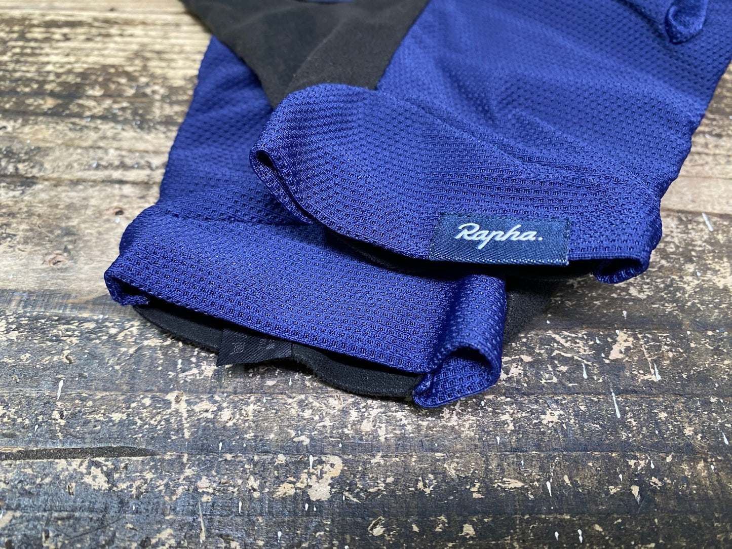 JB099 ラファ Rapha EXPLORE GLOVES 長指 グローブ 紺 黒 L