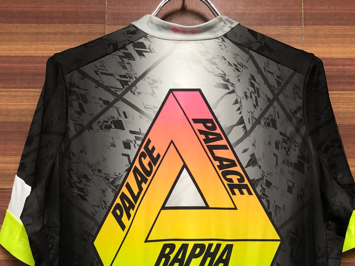 IK632 ラファ Rapha PRO TEAM TRAINING JERSEY 半袖 サイクルジャージ 黒 白 XL