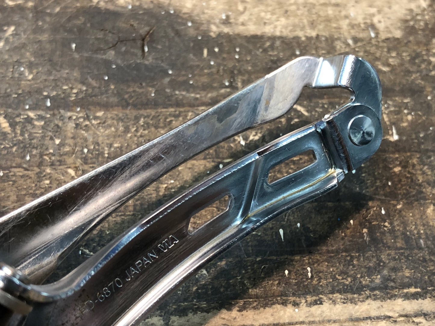 IV257 シマノ SHIMANO アルテグラ ULTEGRA FD-6870 直付 2S フロントディレイラー DI2 ※動作確認済