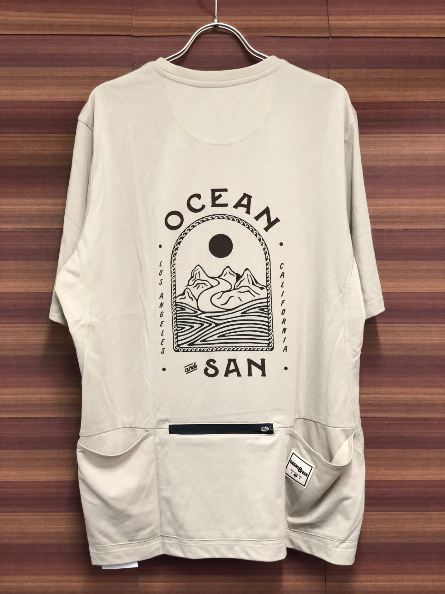 IS462 Ocean and San 半袖 Tシャツ ベージュ XL