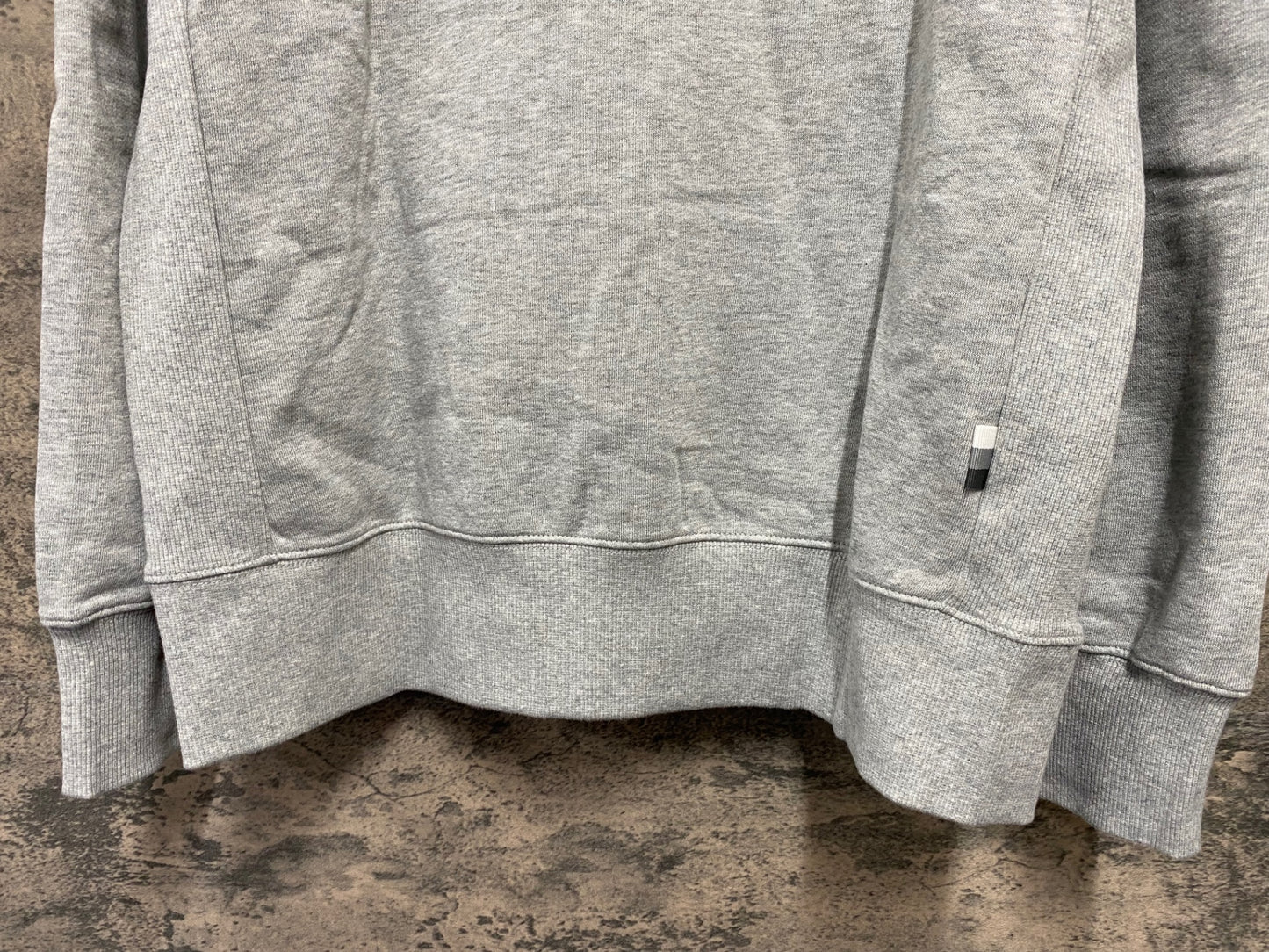 JB127 ラファ Rapha LOGO HOODIE 長袖 フーディ パーカー グレー L 裏起毛