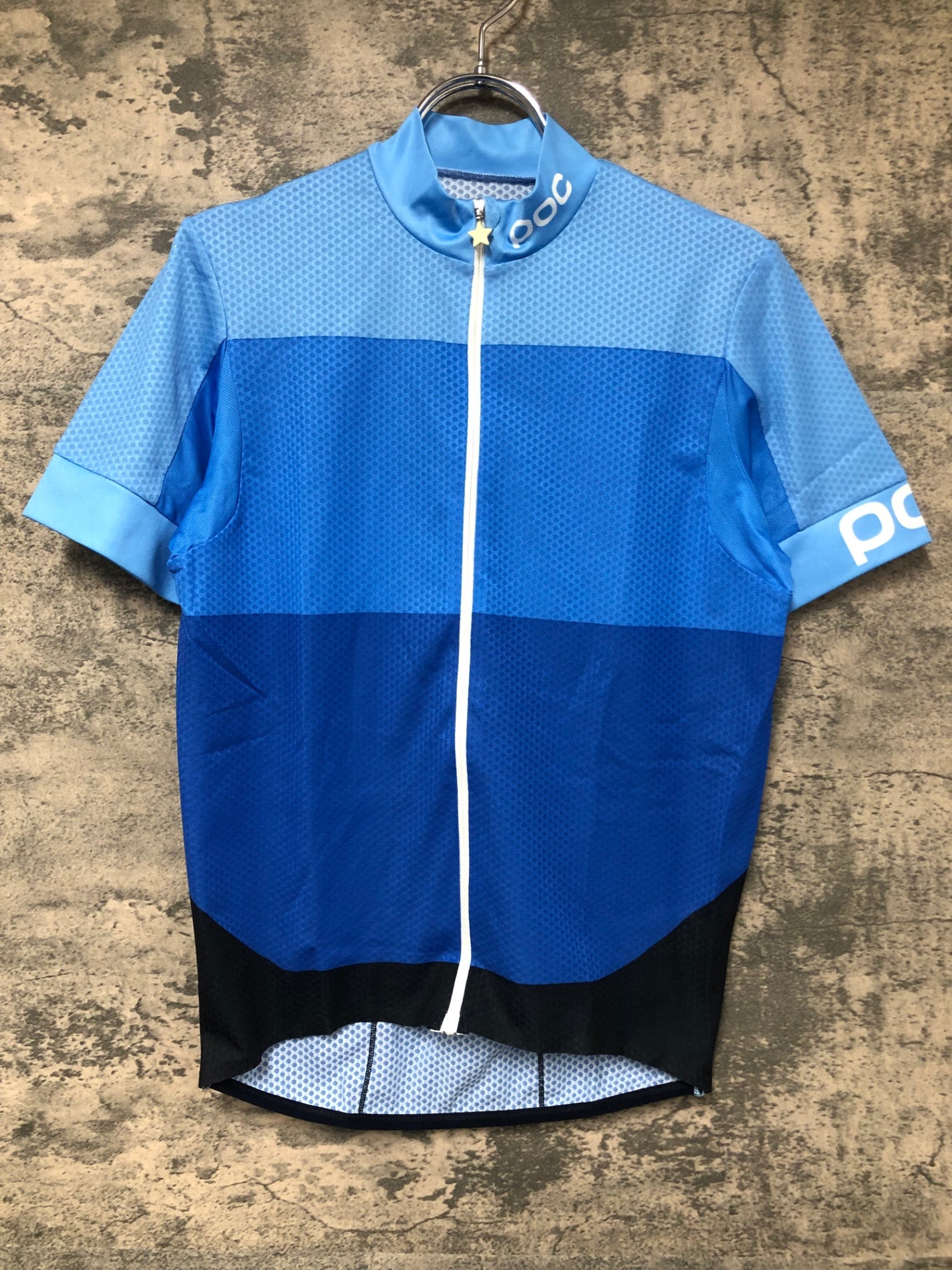 IX577 ポック POC 半袖サイクルジャージ 水色 S