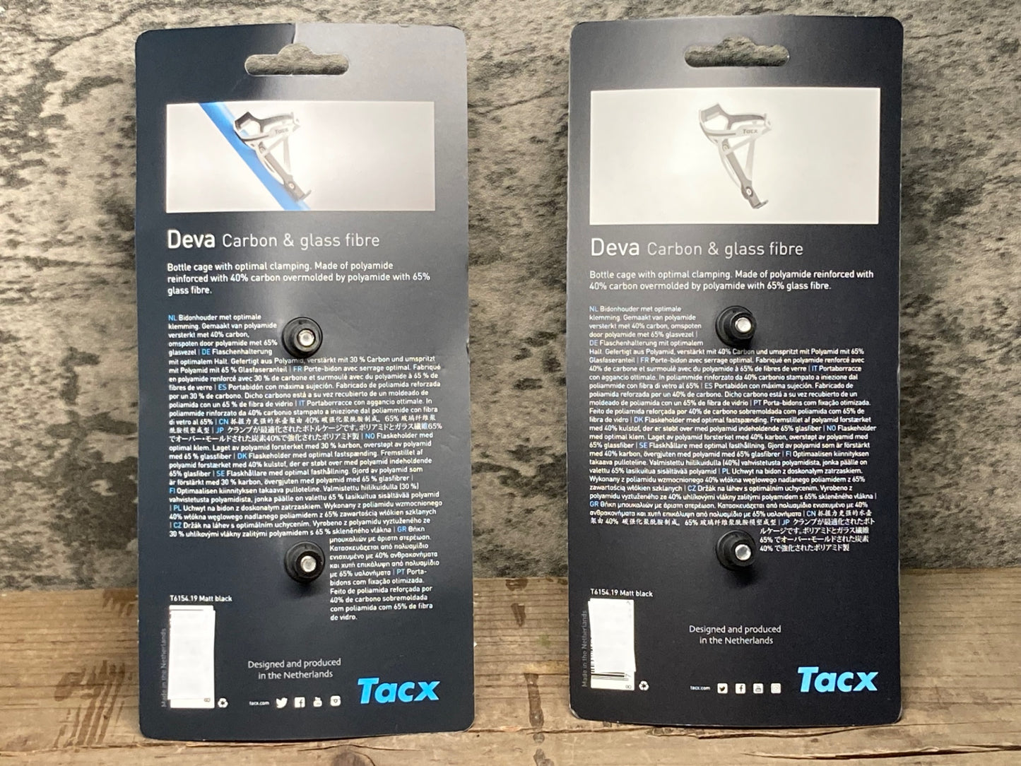 IT329 タックス Tacx Deva カーボン ボトルケージ 黒 2個セット
