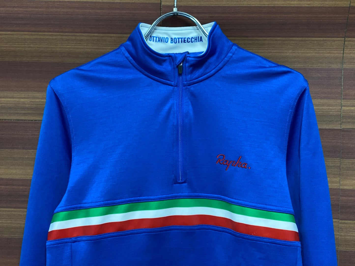 IT842 ラファ Rapha LONG SLEEVE COUNTRY JERSEY 長袖 サイクルジャージ 青 M