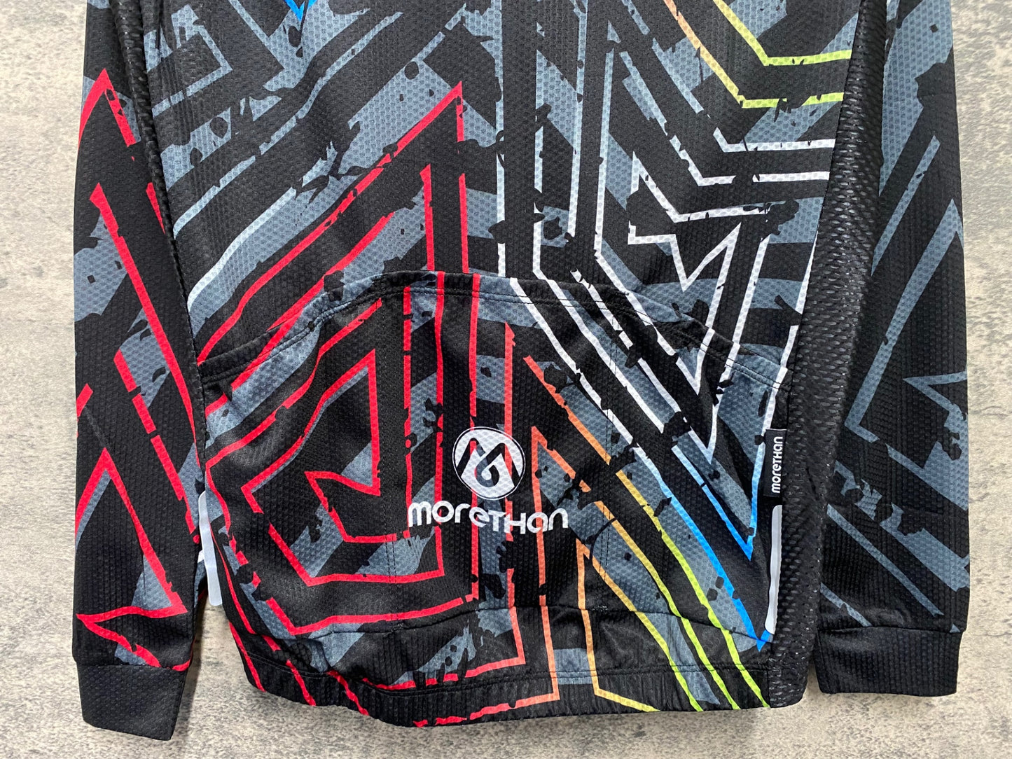 JA565 モーゼン morethan 長袖 サイクルジャージ 黒 S