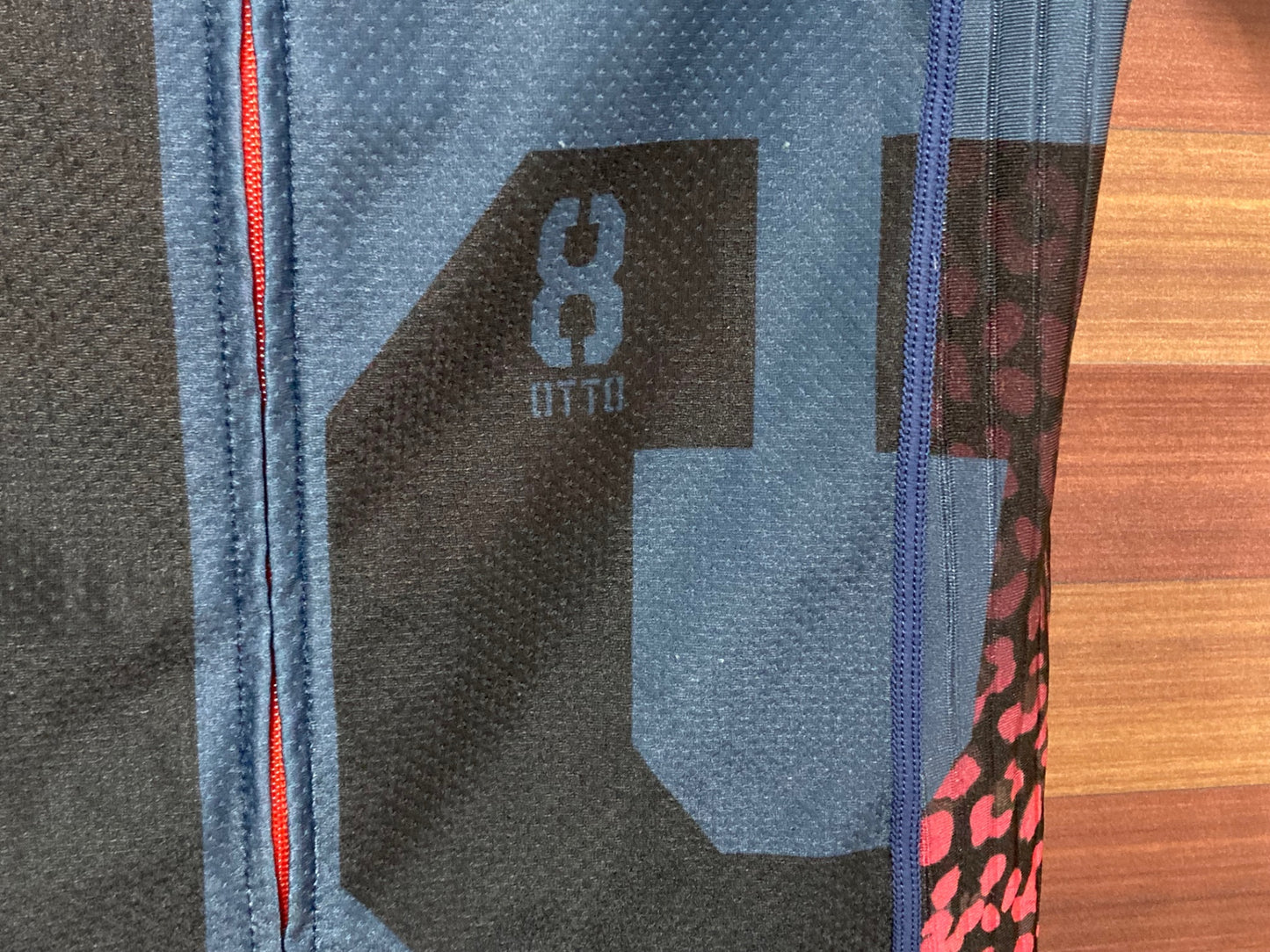 IM298 パンダーニ Pandani 半袖 サイクルジャージ 襟付き ネイビー S