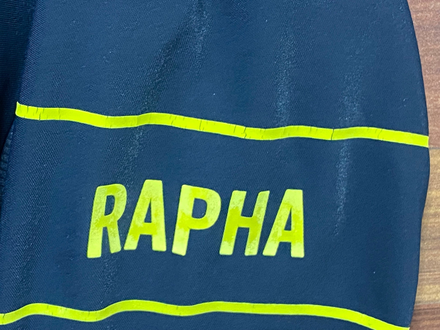 IS670 ラファ RAPHA PRO TEAM LONG SLEEVE THERMAL JERSEY 長袖サイクルジャージ 紺 M ※袖ロゴひび割れ