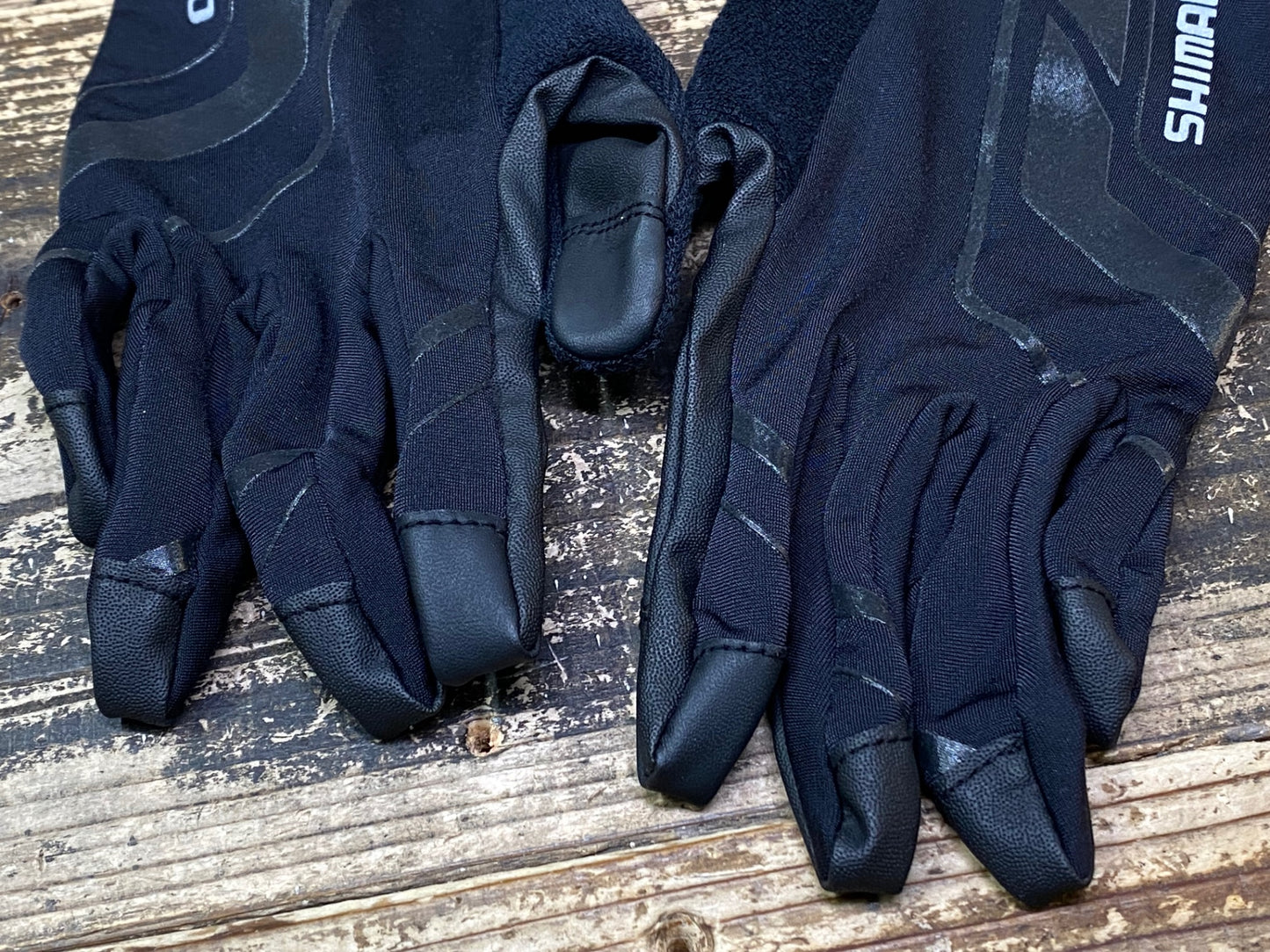 JC913 シマノ SHIMANO 長指 グローブ 黒 S