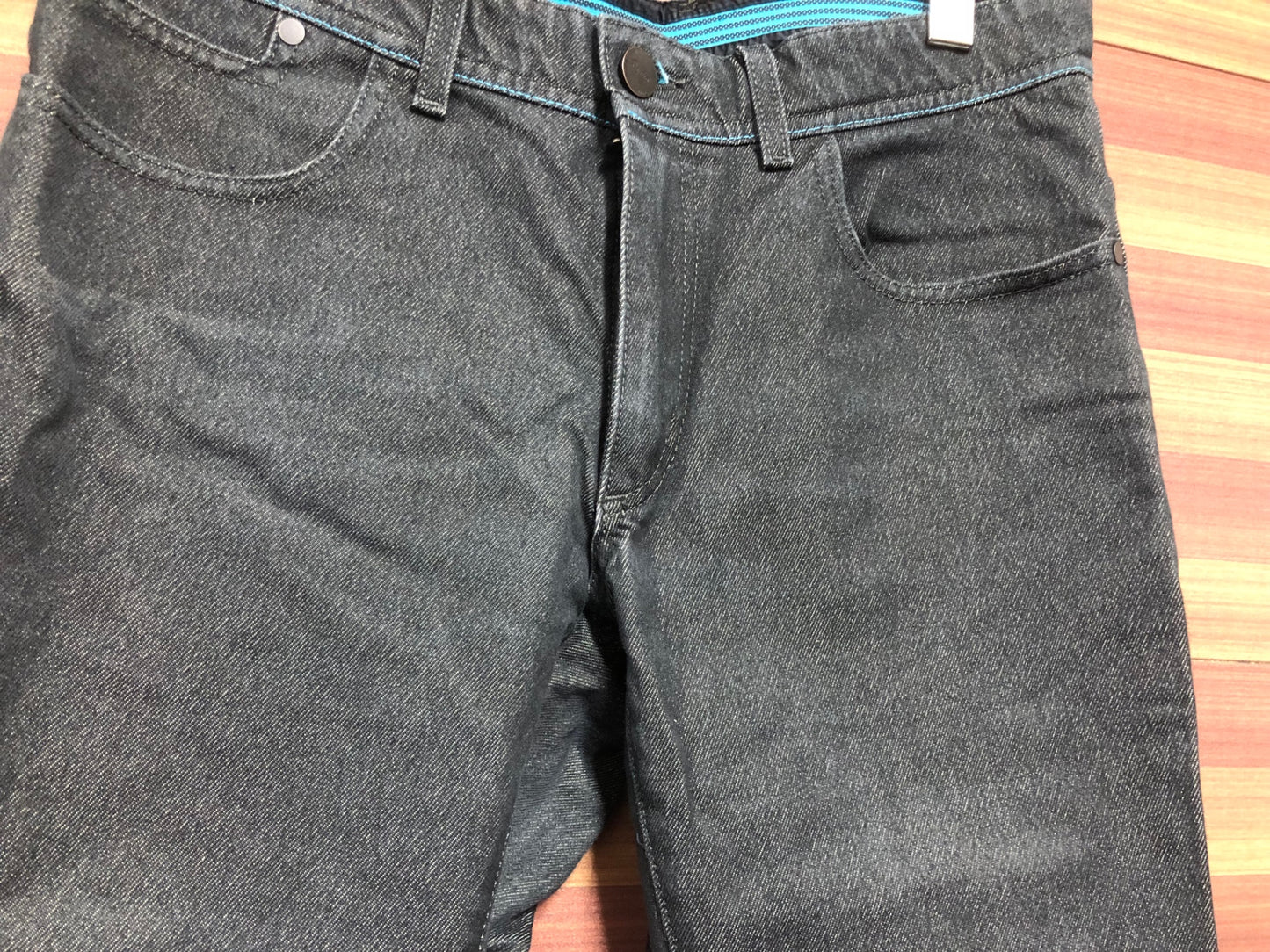 IO150 ラファ Rapha JEANS ジーンズ 黒 32 TEAM SKY