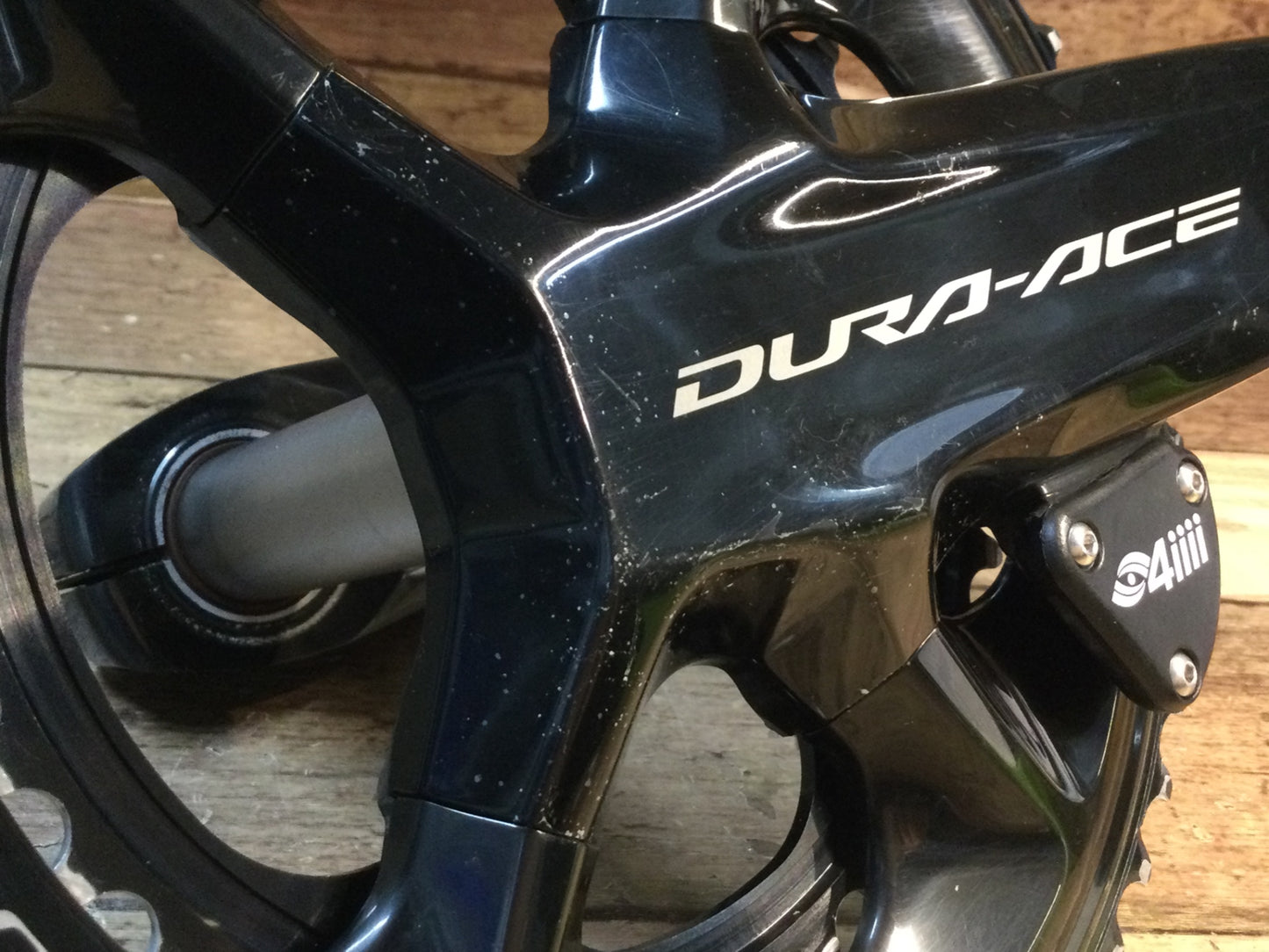 HO433 フォーアイ 4iiii SHIMANO DURA-ACE FC-R9200 175mm 52/36T パワーメーター 両足計測 ※右アーム傷,パワメ割れ,フィキシングボルト欠品