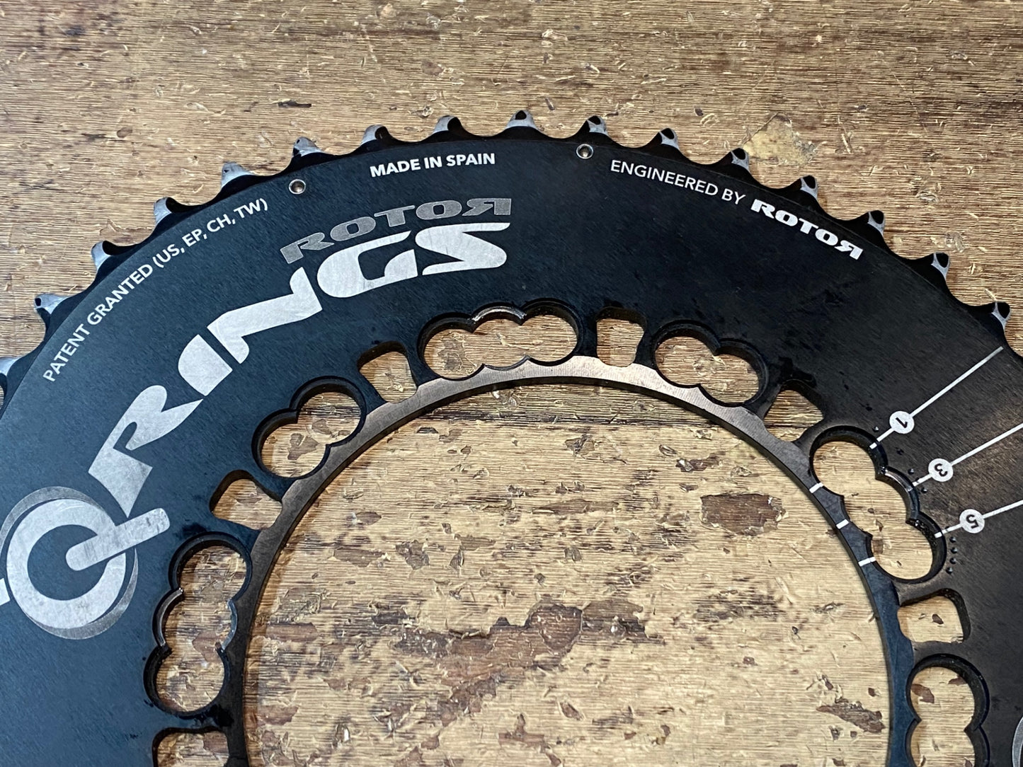 IM156 ローター ROTOR Q-RINGS 11S 48T 楕円 アウターチェーンリング 5アーム BCD110