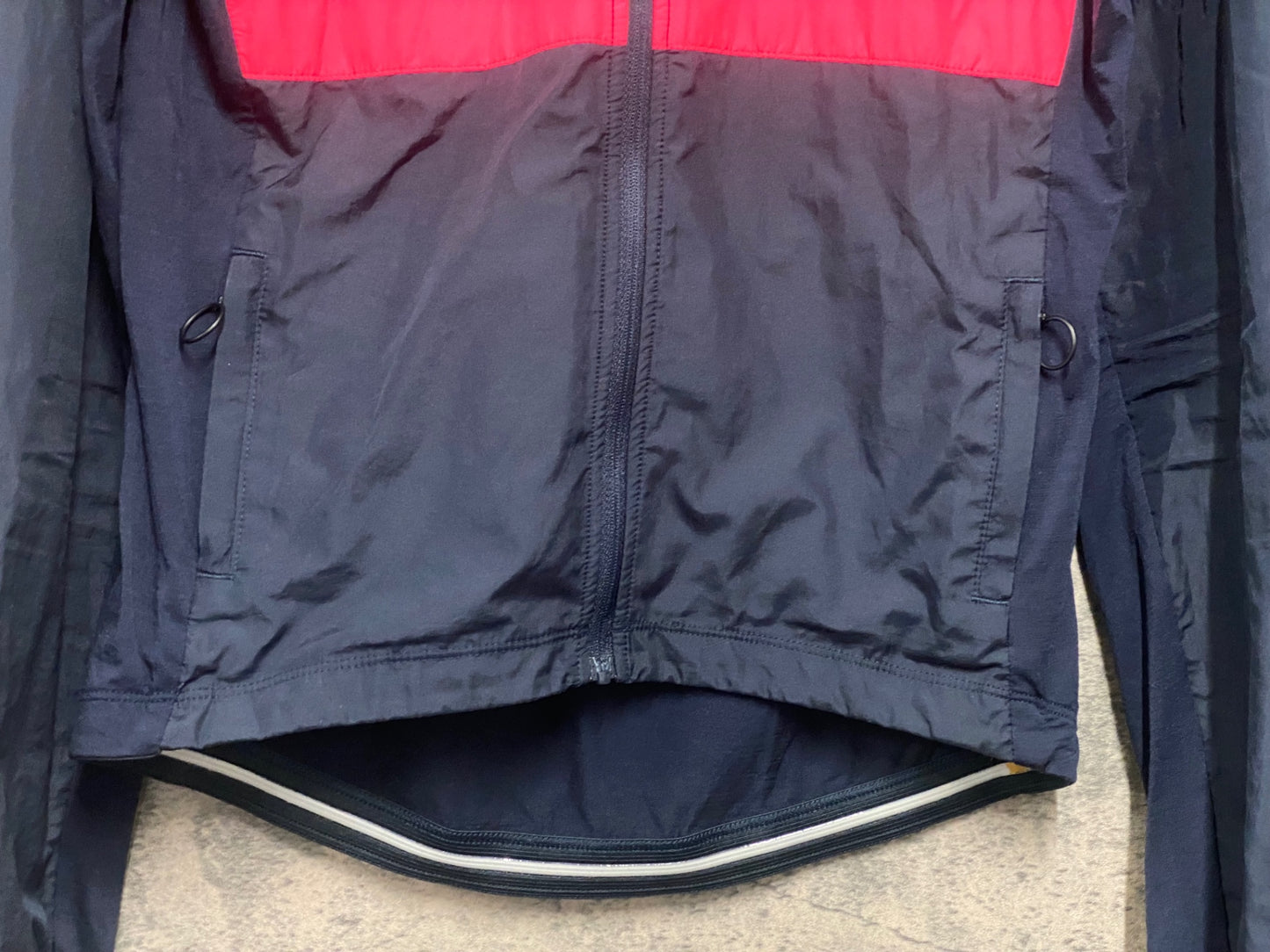 IV525 ラファ Rapha LONG SLEEVE BREVET WINDBLOCK JERSEY 長袖 サイクルジャケット S ※滑り止めゴム劣化