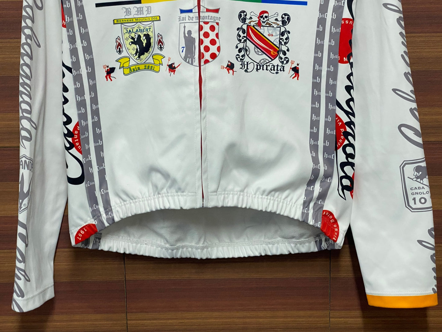 IS049 パンダーニ PANDANI 裏起毛 ウインタージャージ 白 L