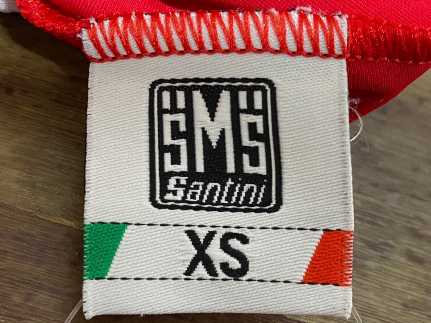 IY730 サンティーニ Santini ビブショーツ 赤 XS