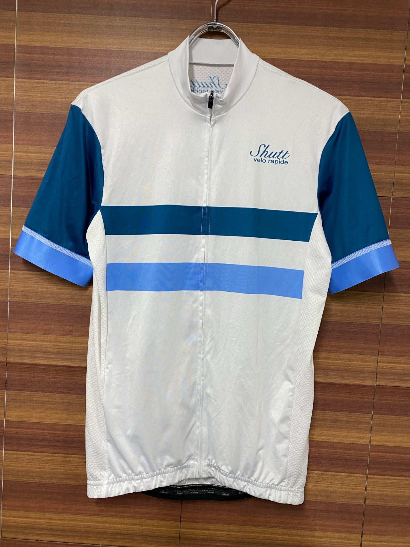 IO552 Shutt velo rapide 半袖 サイクルジャージ 白 XL