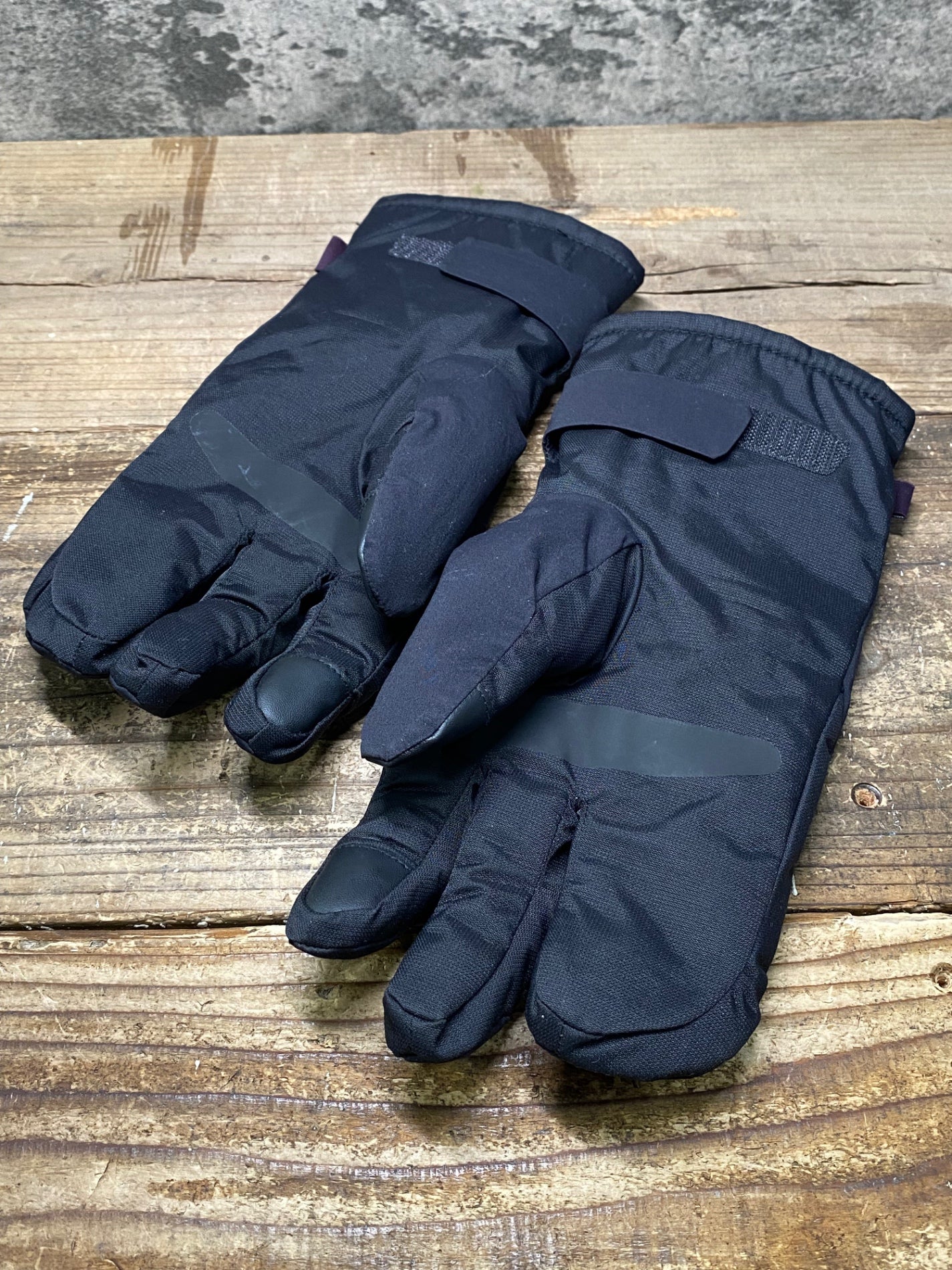 IU953 パスノーマルスタジオ PAS NORMAL STUDIOS Logo Deep Winter Lobster Gloves ウインターグローブ 黒 S 裏起毛