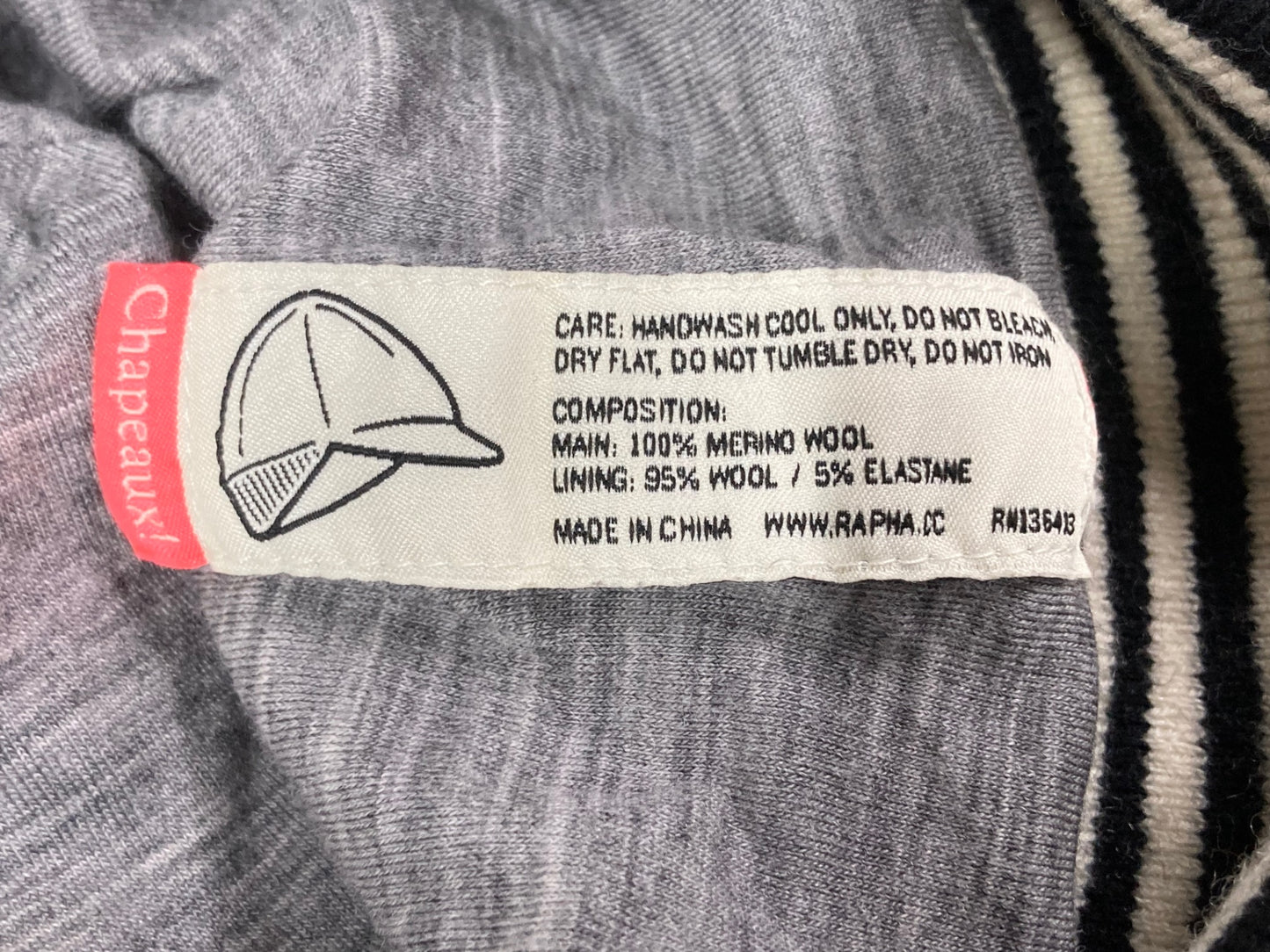 IZ747 ラファ Rapha WINTER WOOL CAP サイクルキャップ 黒