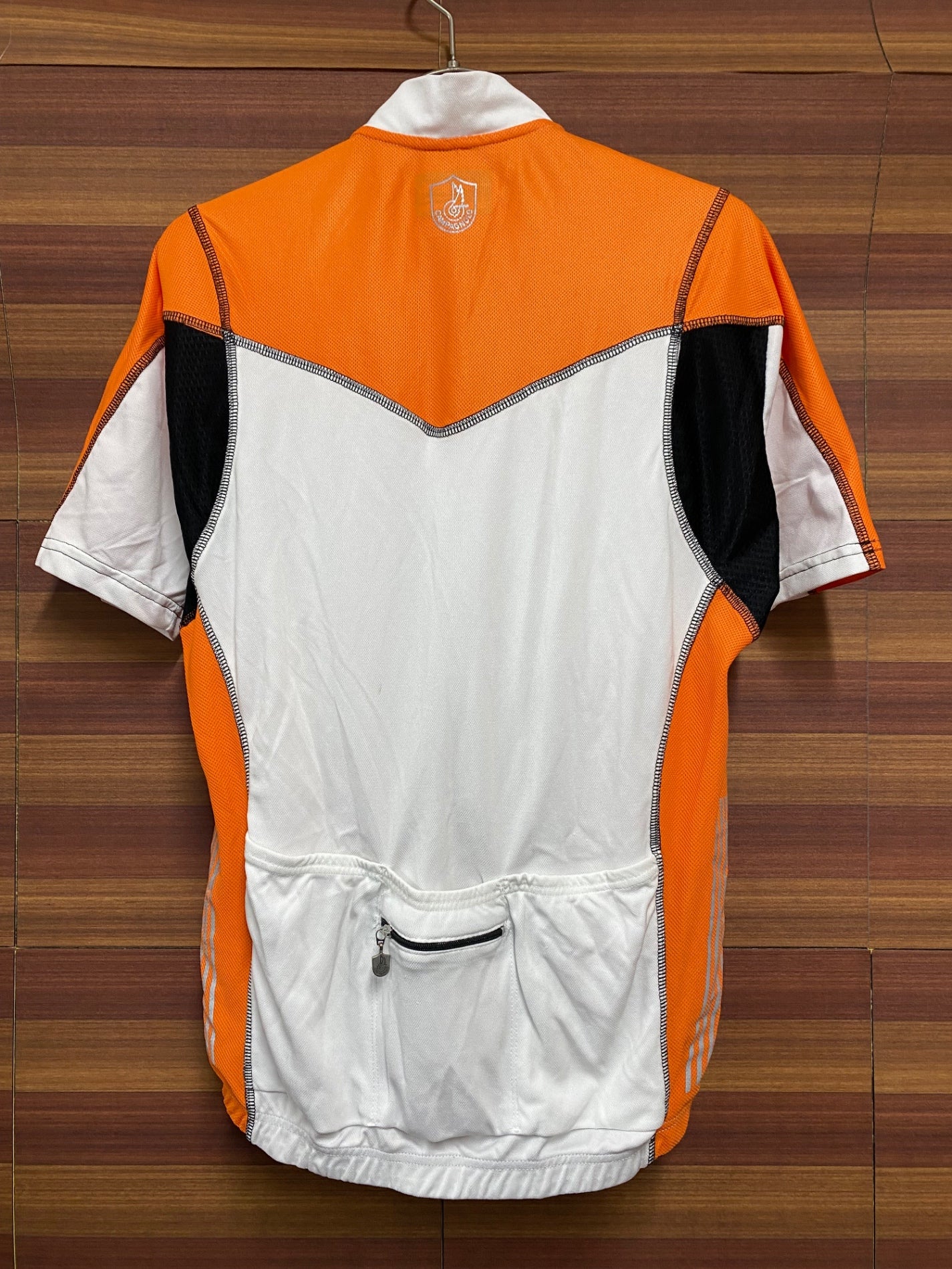 IQ352 カンパニョーロ CAMPAGNOLO 半袖サイクルジャージ 白オレンジ L