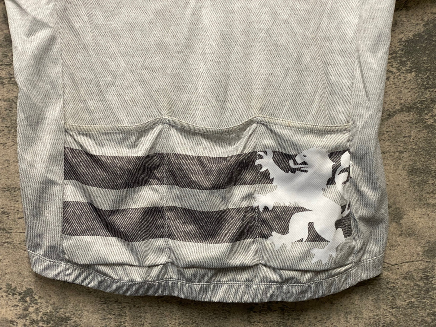 JB431 カペルミュール Kapelmuur 半袖サイクルジャージ Lサイズ 灰色