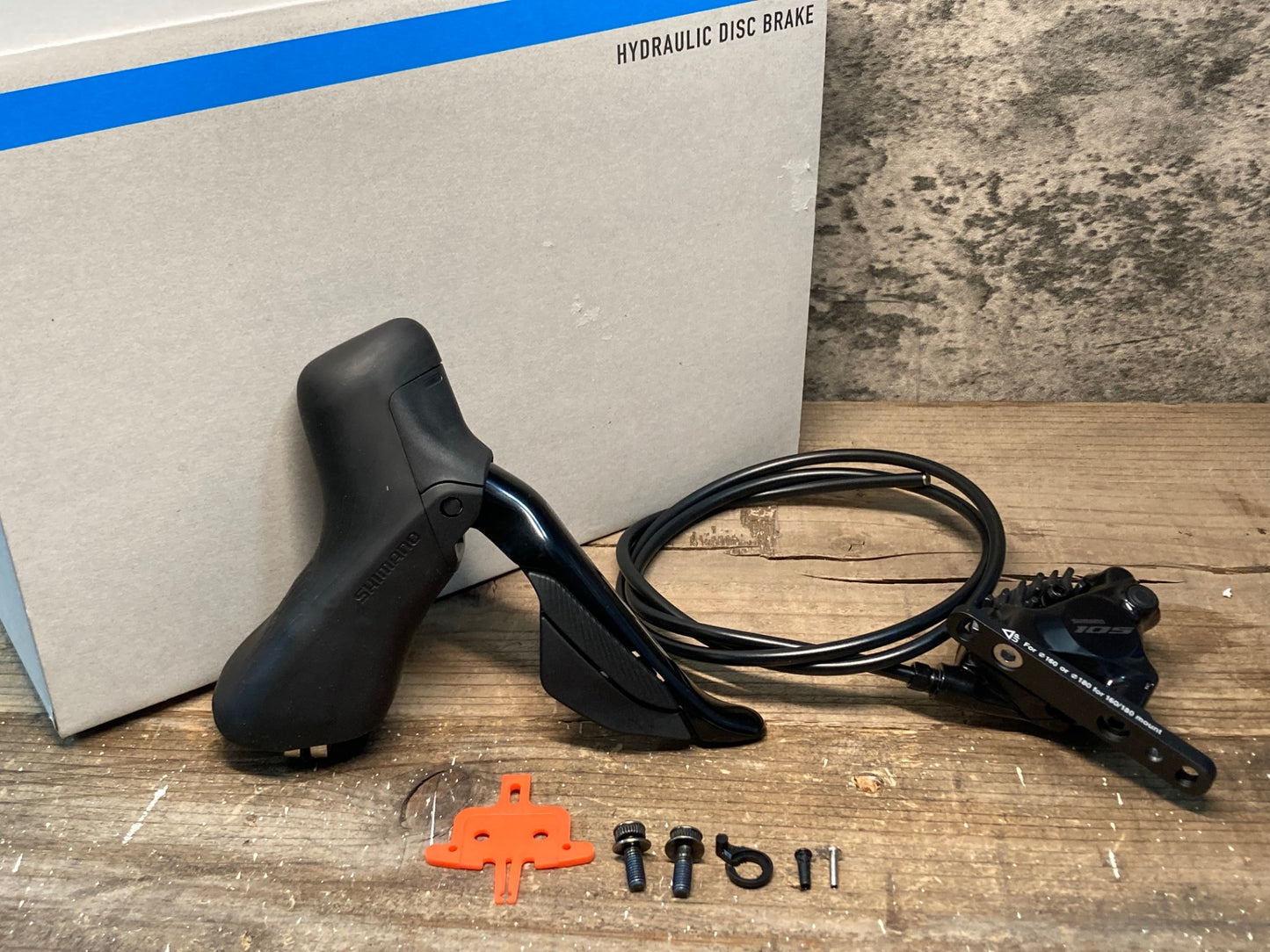 IQ152 シマノ SHIMANO 105 ST-R7170-R BR-R7170-F SM-BH90-JK-SS 1000mm STIレバー ディスクブレーキ キャリパー セット 2x12s Di2 電動 油圧