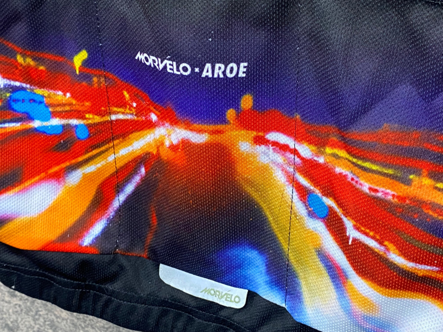 JD144 モーベロ MORVELO 半袖サイクルジャージ 黒 S
