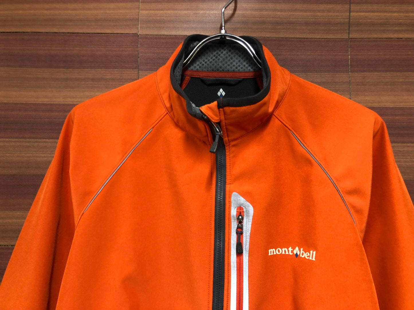 IM287 モンベル mont-bell 長袖 サイクルジャケット オレンジ L