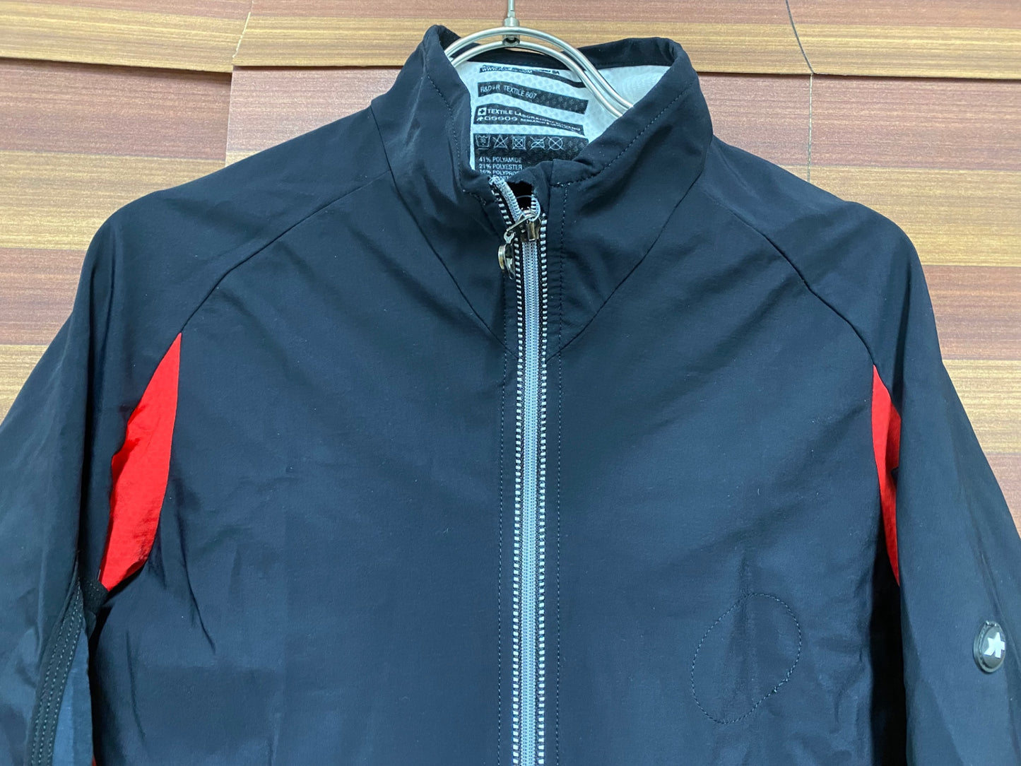 IT814 アソス assos iJ.habu 5 長袖 サイクルジャケット 赤 黒 M 裏起毛