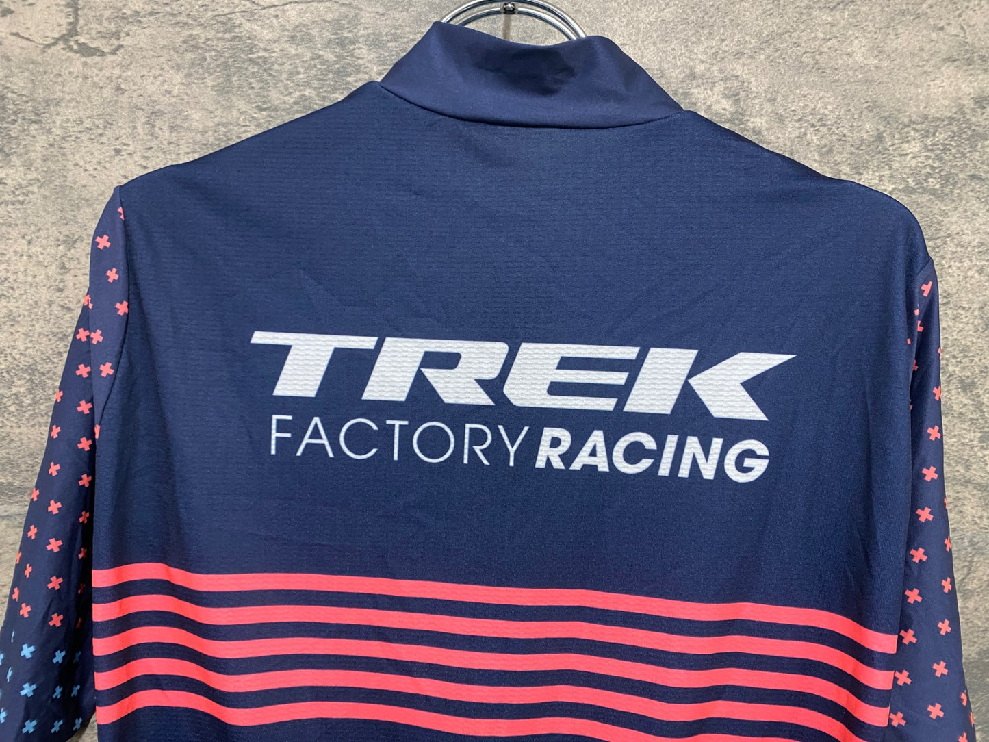 IT485 サンティーニ Santini 半袖 サイクルジャージ ネイビー M TREK FACTORY RACING