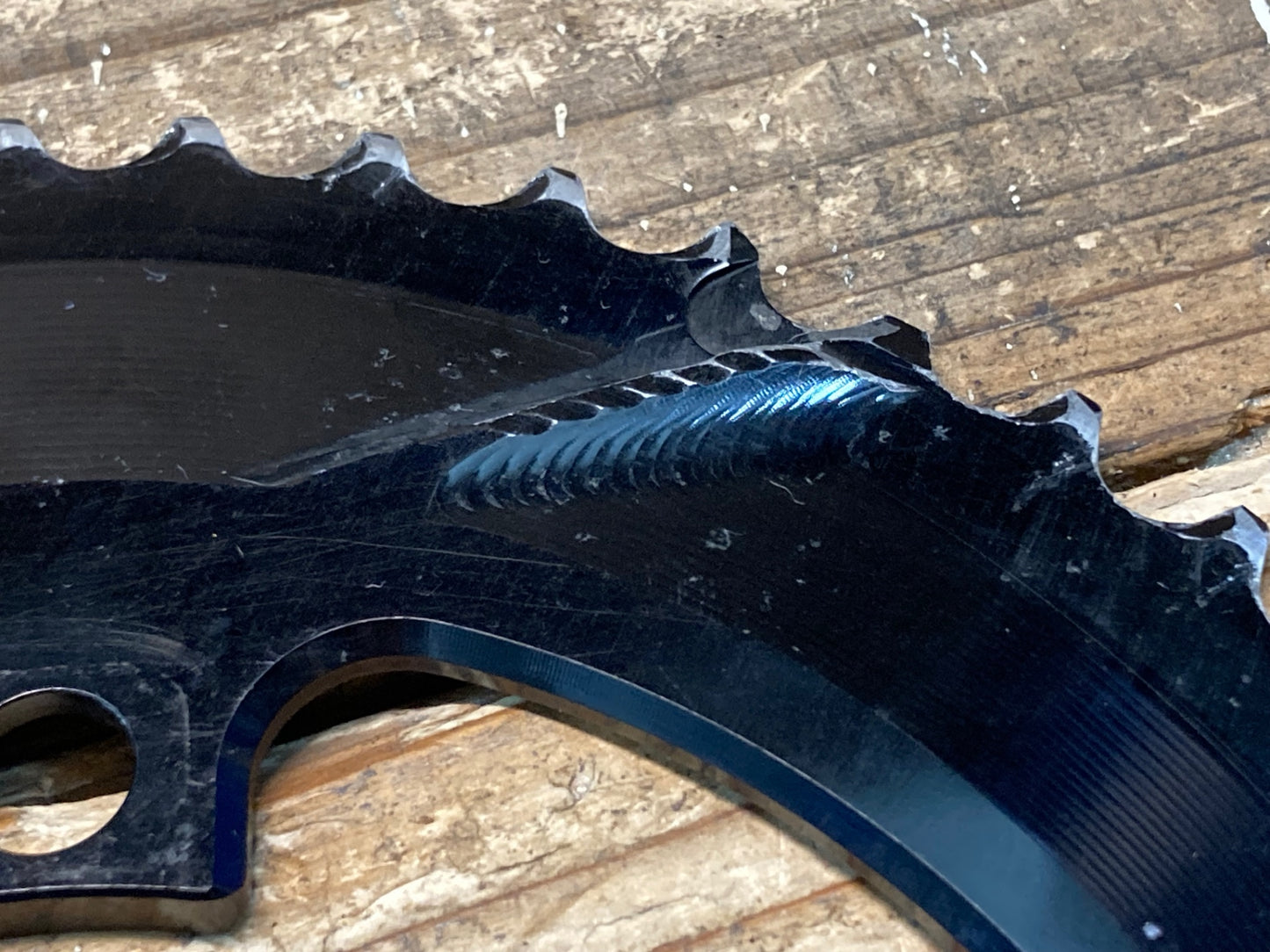 IS794 アブソリュートブラック absoluteBALCK 楕円チェーンリング 50/34T PCD110 4アーム チェーンリングボルト付き