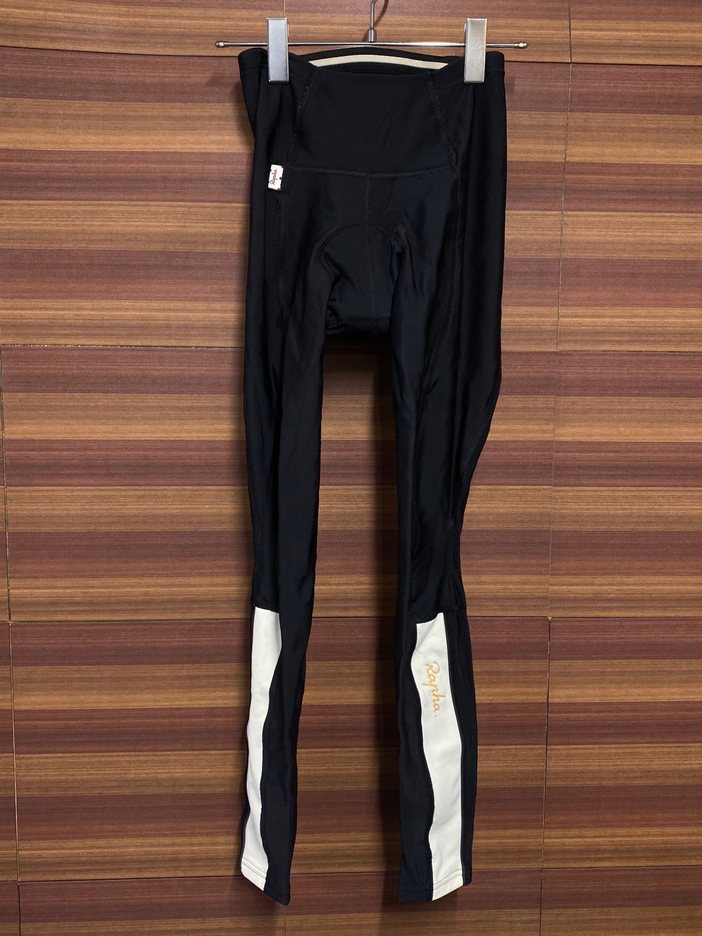 IR470 ラファ Rapha WOMEN'S PADDED TIGHTS レーサータイツ 黒 XS 裏起毛