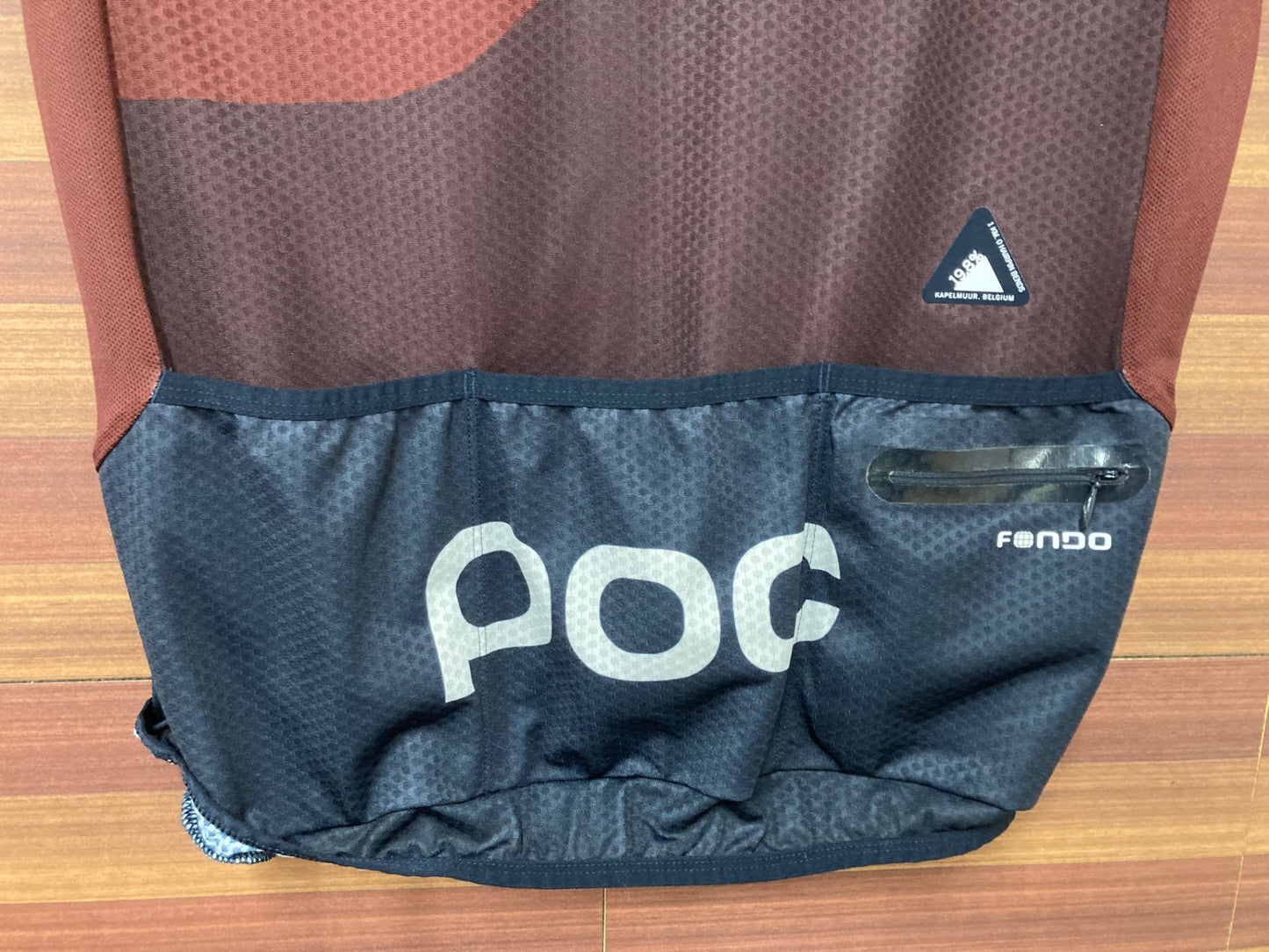 IO381 ポック POC 半袖サイクルジャージ 赤紺 XL