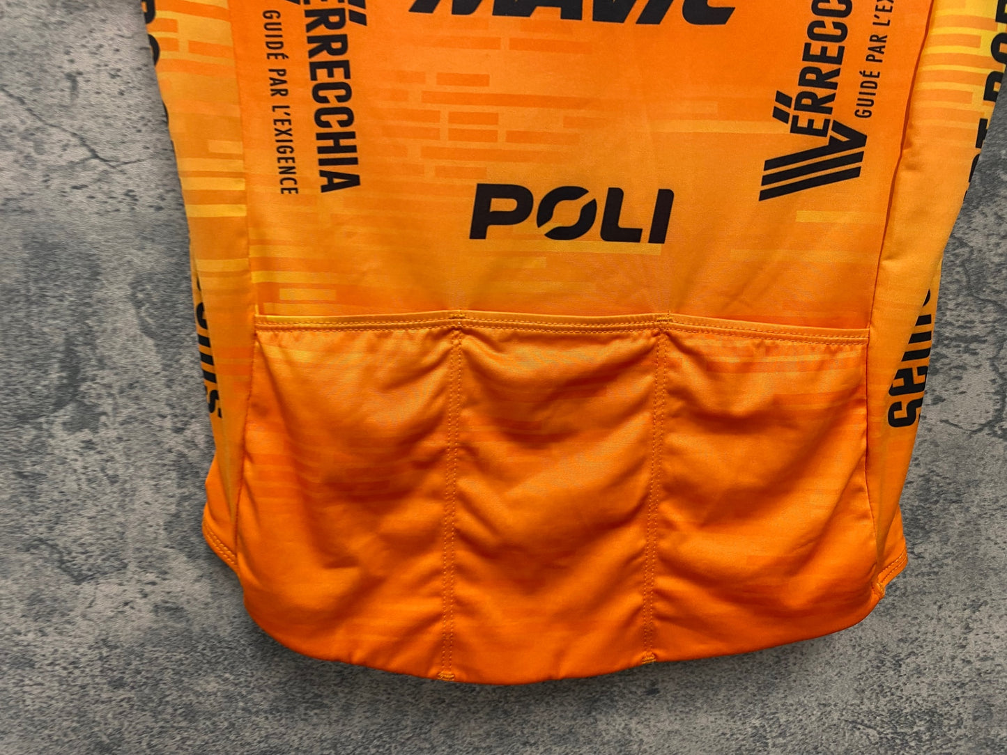 IZ494 ポリ POLI 半袖サイクルジャージ オレンジ M 3 St. Michel–Preference