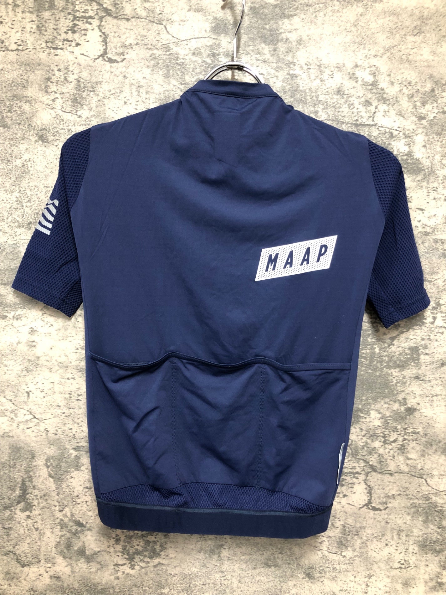 IZ919 マープ MAAP PRO FIT JERSEY 半袖 サイクルジャージ 紺 S