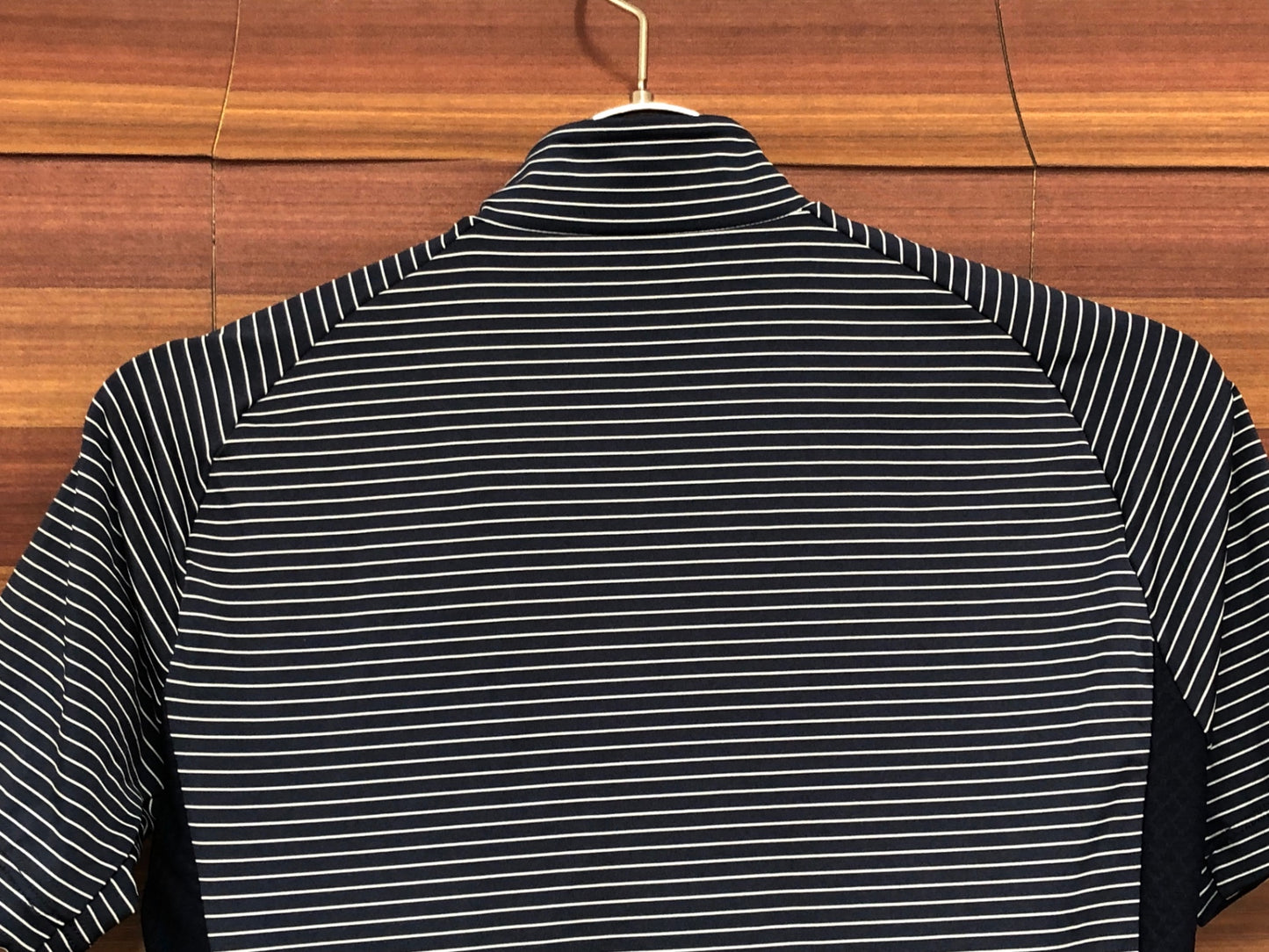 IR907 ルコックスポルティフ le coq sportif 半袖 サイクルジャージ 濃紺 白 S