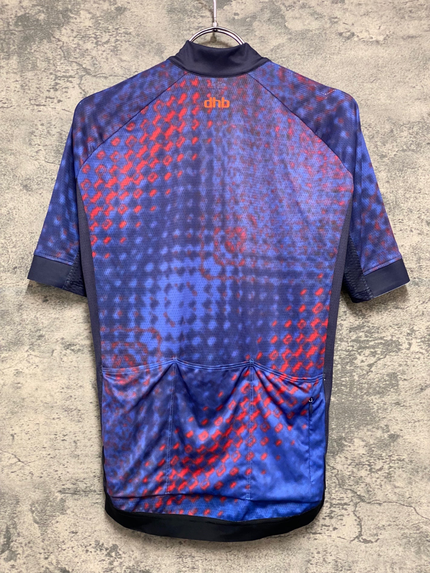 JB367 dhb 半袖 サイクルジャージ 紺 S