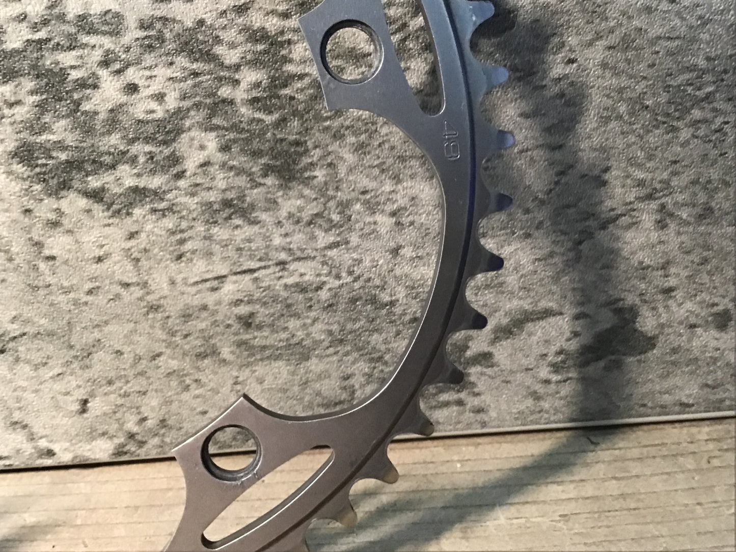 IR424 シマノ SHIMANO デュラ―エス DURA-ACE チェーンリング 49T PCD144 厚歯 NJS シングル ピスト