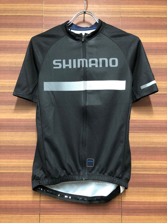 IH742 シマノ SHIMANO 半袖 サイクルジャージ 黒 M