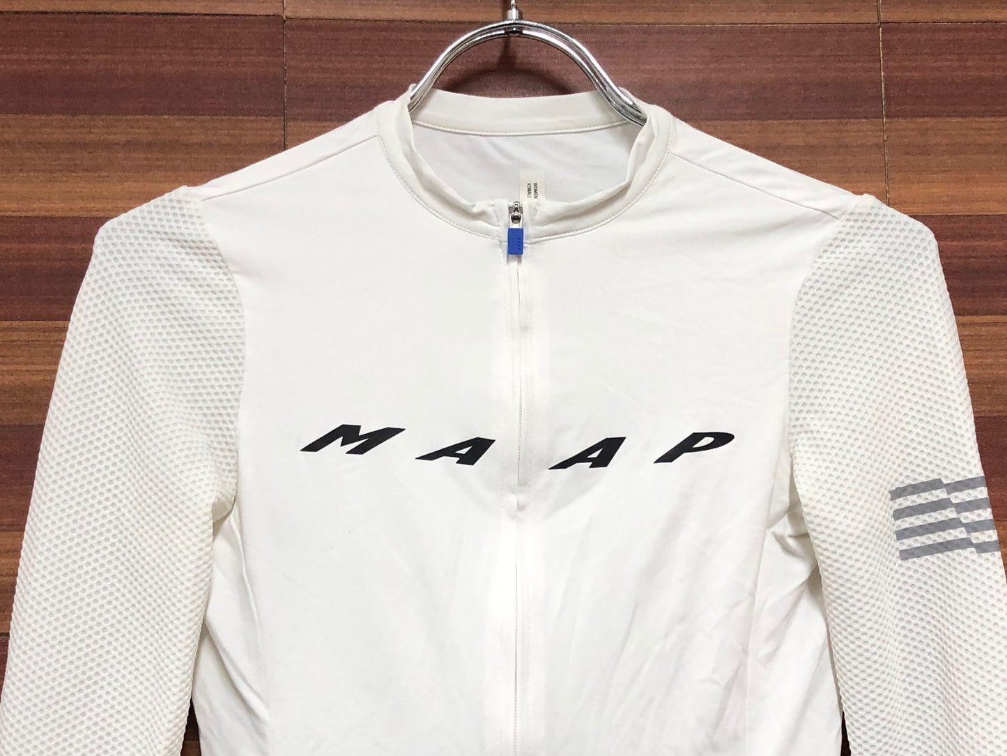 IM498 マープ MAAP WOMEN'S PRO FIT JERSEY 長袖 サイクルジャージ 白 XS レディース