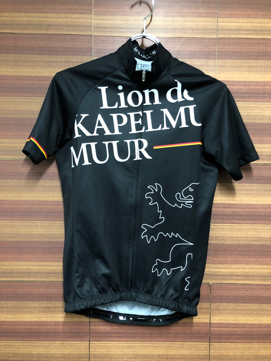IM801 リオンドカペルミュール Lion de KAPELMUUR 半袖 サイクルジャージ S 黒