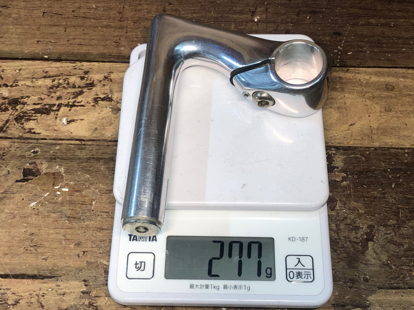 IJ947 3ttt レコード RECORD 84 アルミ スレッドステム クイルステム 90mm Φ25.8