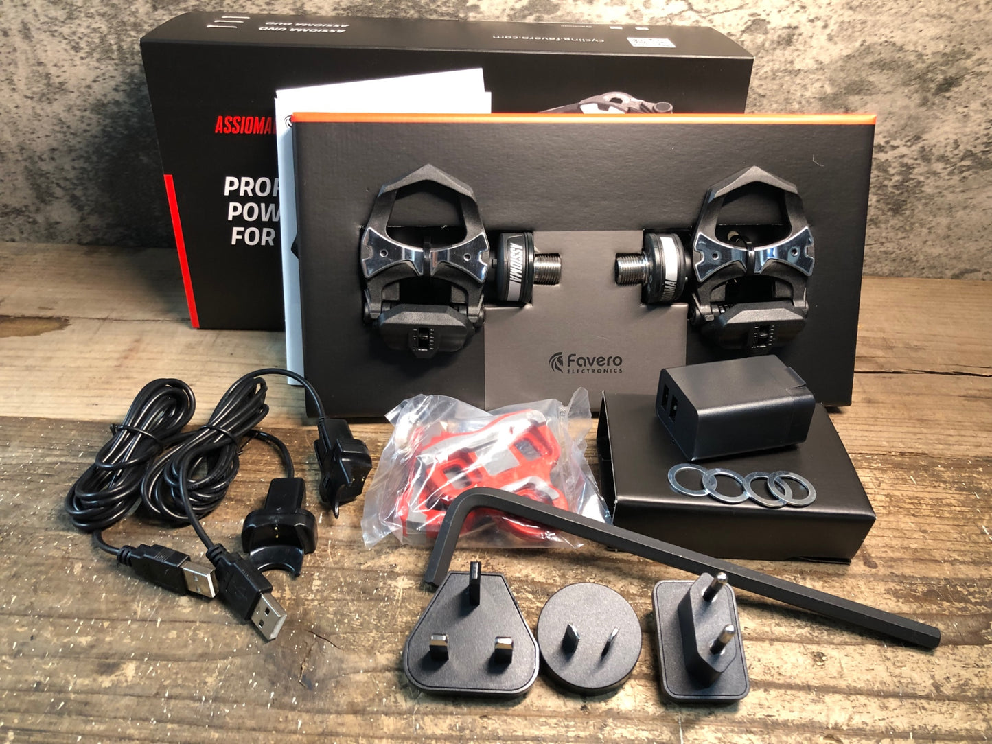 IZ459 ファベロ Favero アシオマ Assioma DUO 両足パワーメーター ビンディングぺダル 未使用